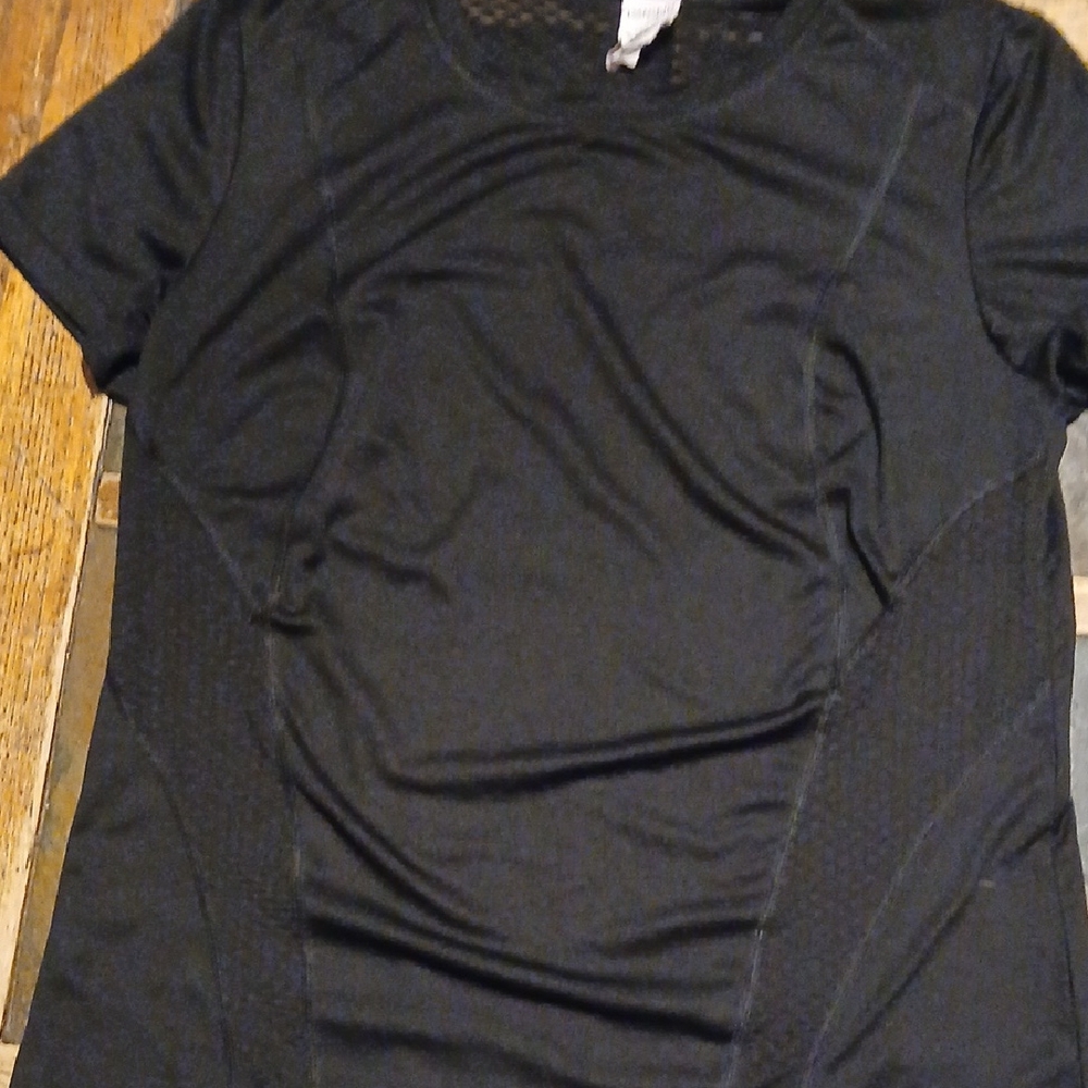 Danskin Women's Short Sleeve Black Tee